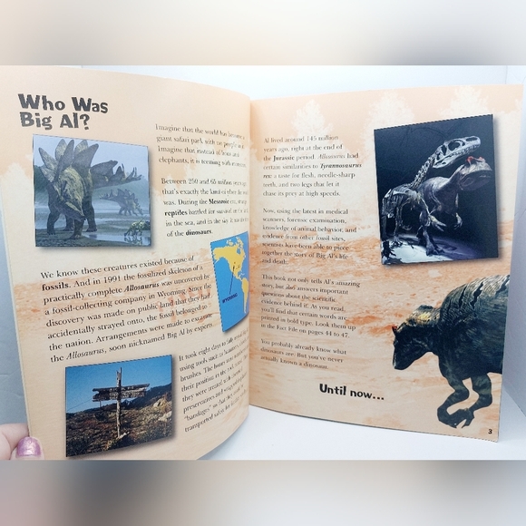 Allosaurus: The Life and Death of Big Al (Discovery Kids) - GOOD - Picture 3 of 6